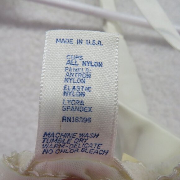 Warners Slip Size 36B Nylon Spandex Adjustable Straps Made In USA Vintage New - Picture 5 of 8